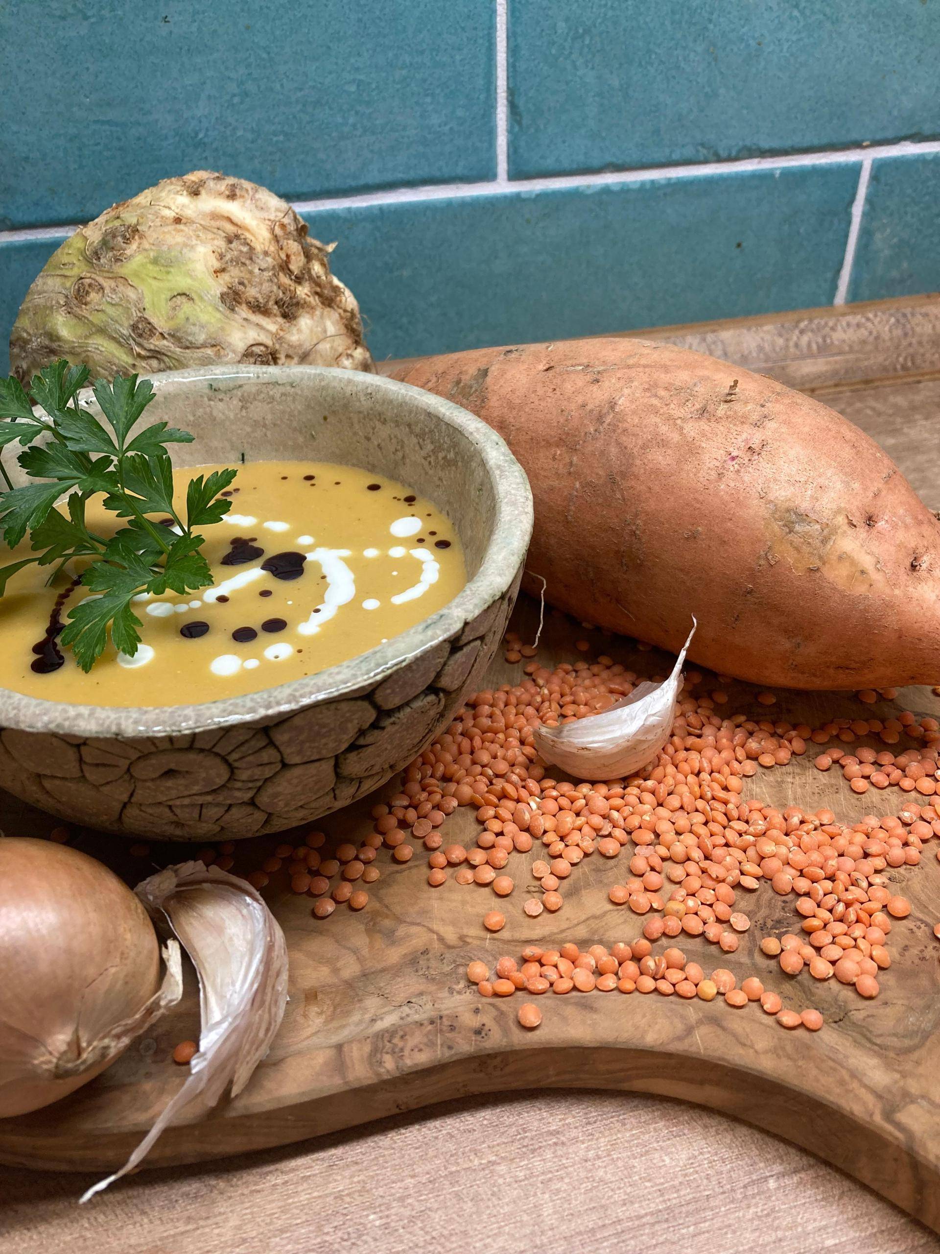 Rote Linsen - Süßkartoffelsuppe - Rezepte Prep & Cook | Krups