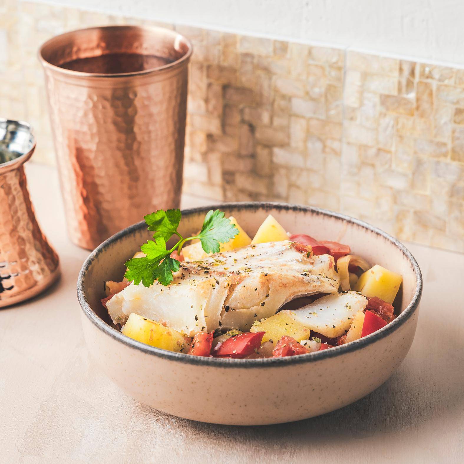 Gedünsteter Fisch nach türkischer Art - Rezepte Cookeo | Krups