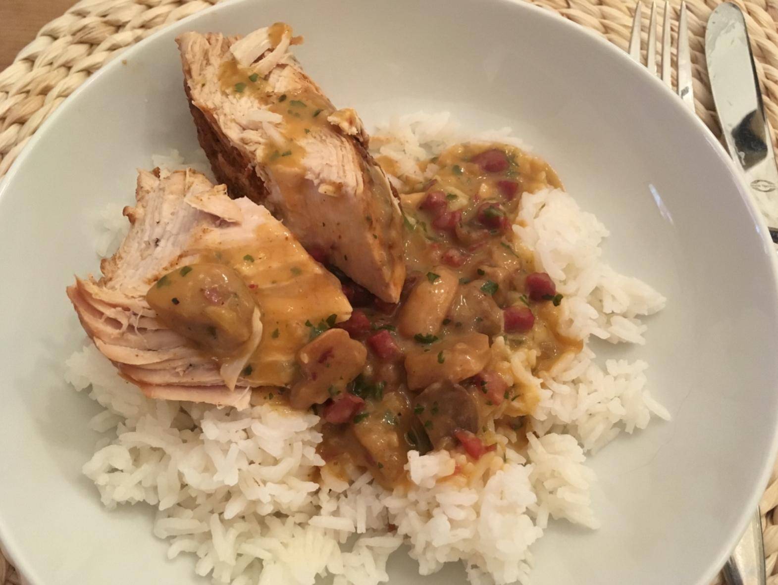 Putenbraten in Pilzrahmsoße - Rezepte Cookeo | Krups