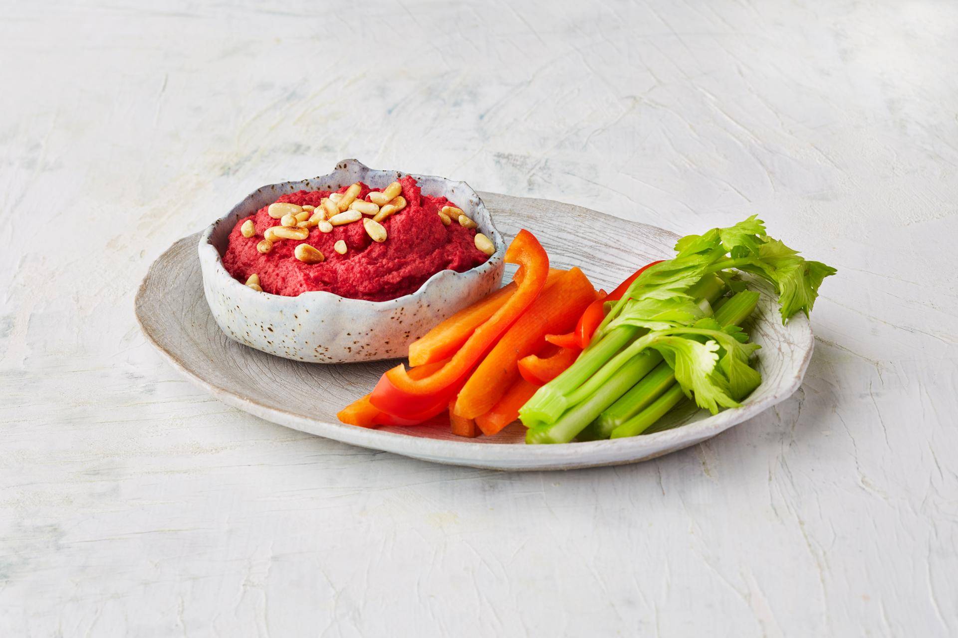 Rote Bete Hummus - Rezepte Cookeo | Krups