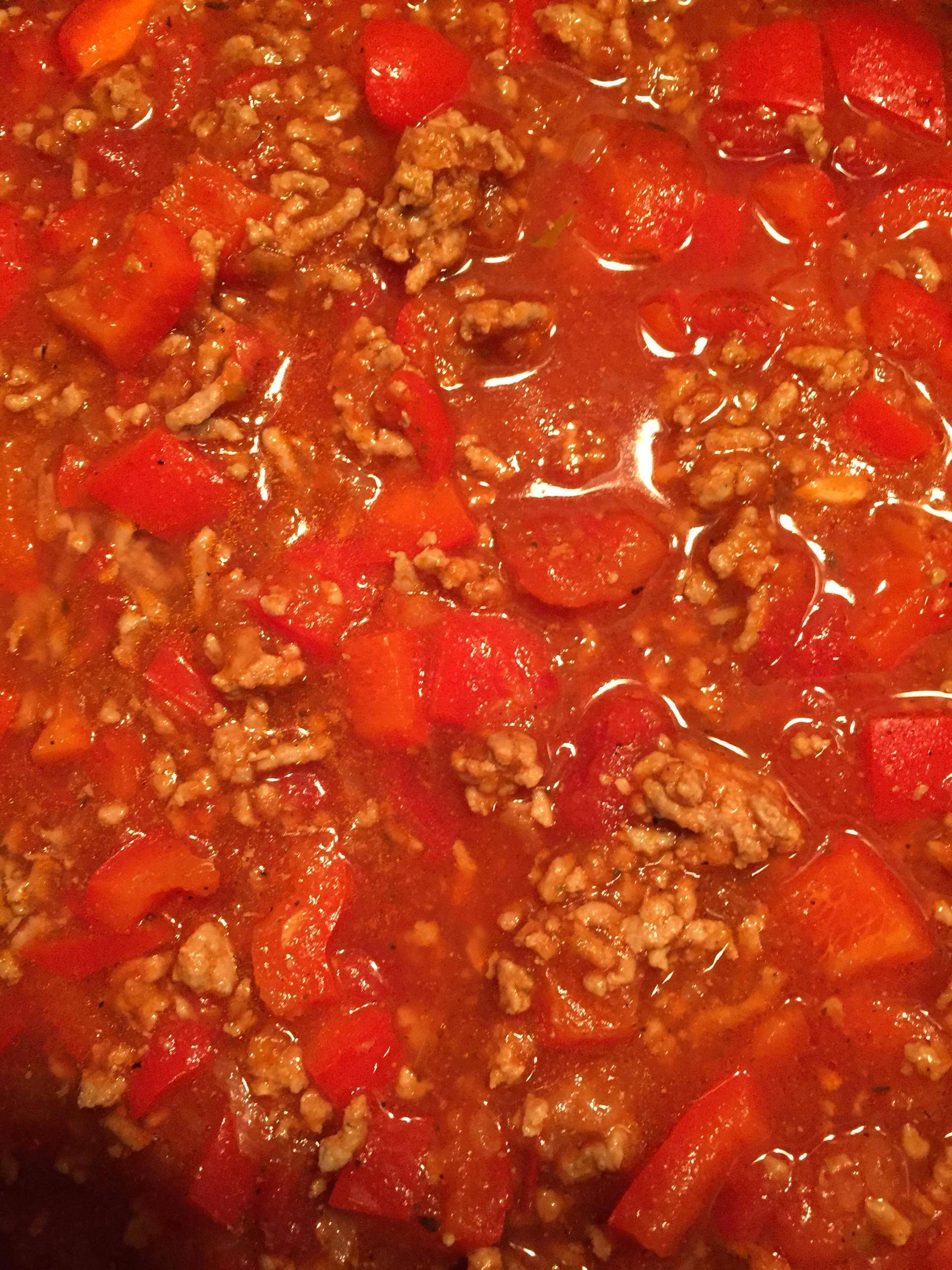 Würziger Paprika-Tomaten Hackfleisch Topf - Rezepte Prep & Cook | Krups
