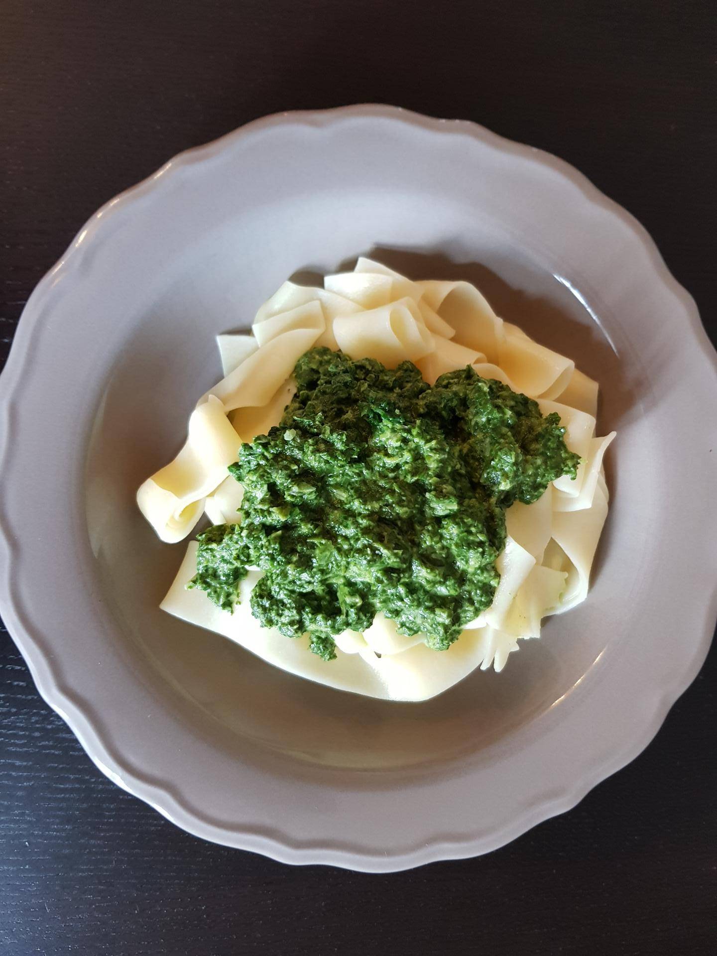 Bandnudeln mit Spinat-Sahne-Sauce - Rezepte Prep & Cook | Krups