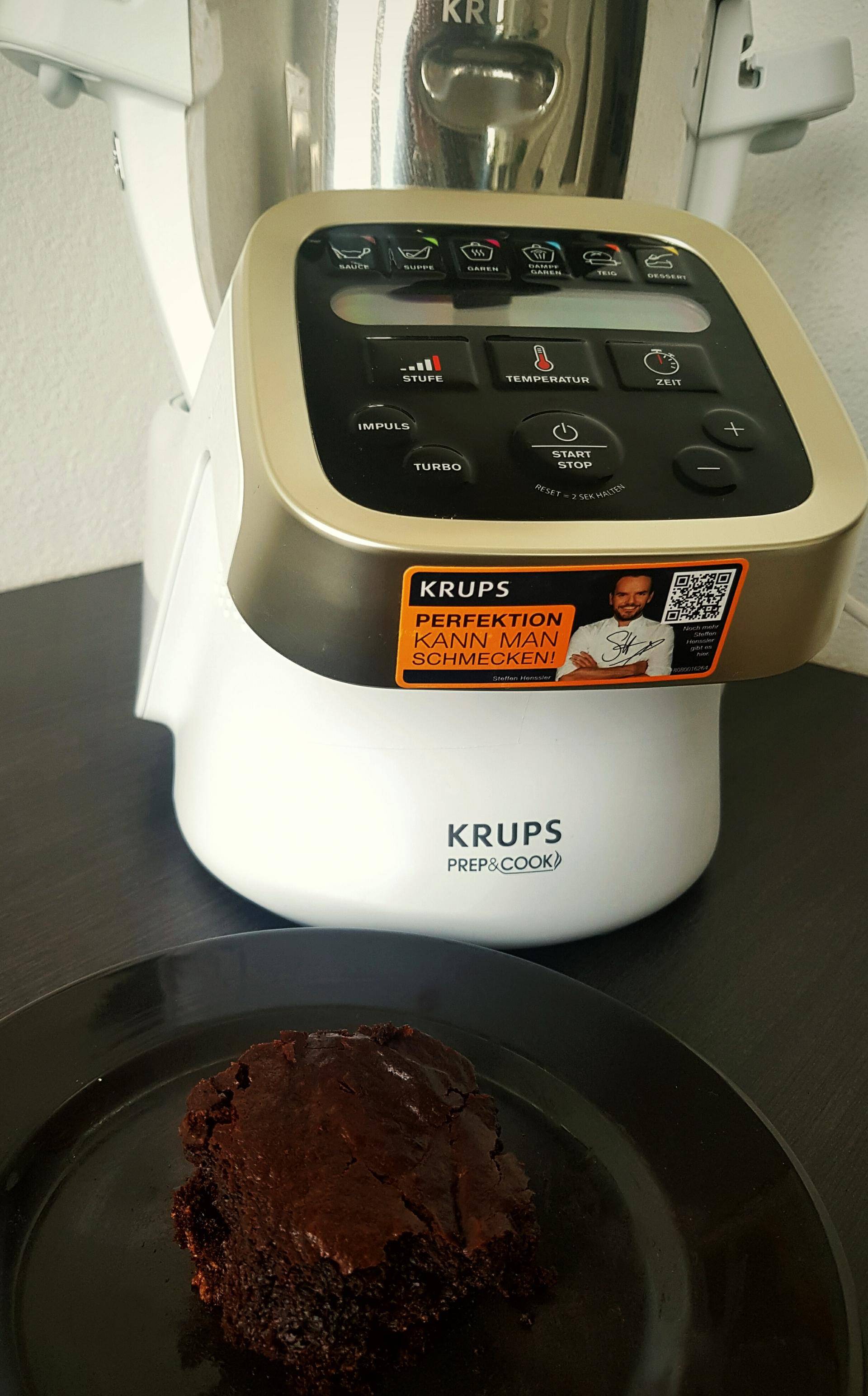 Schokobrownies mit Straciatella-Cheesecake-Füllung - Rezepte Prep & Cook | Krups