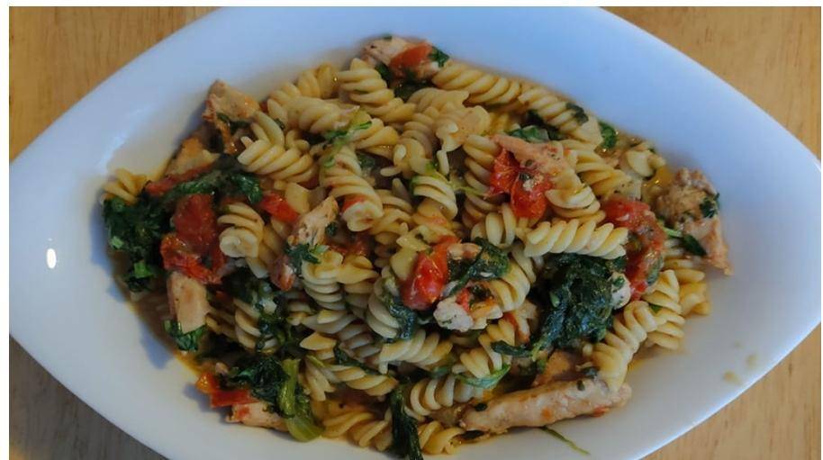 Fusilli mit Hänchenbruststreifen - Rezepte Cookeo | Krups