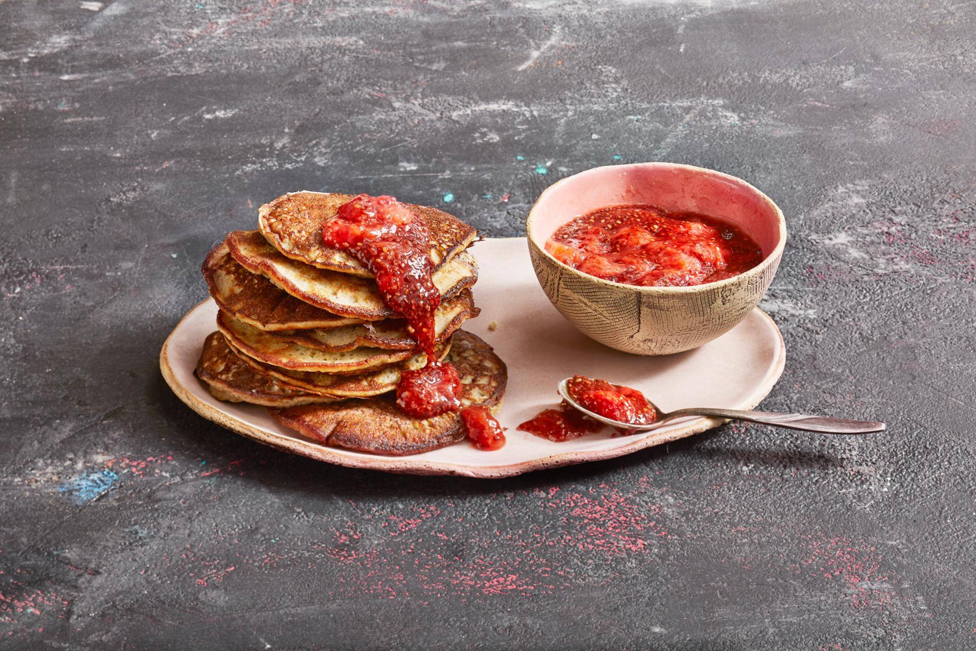 Low-Carb-Erdbeer-Pancakes - Rezepte undefined | Krups