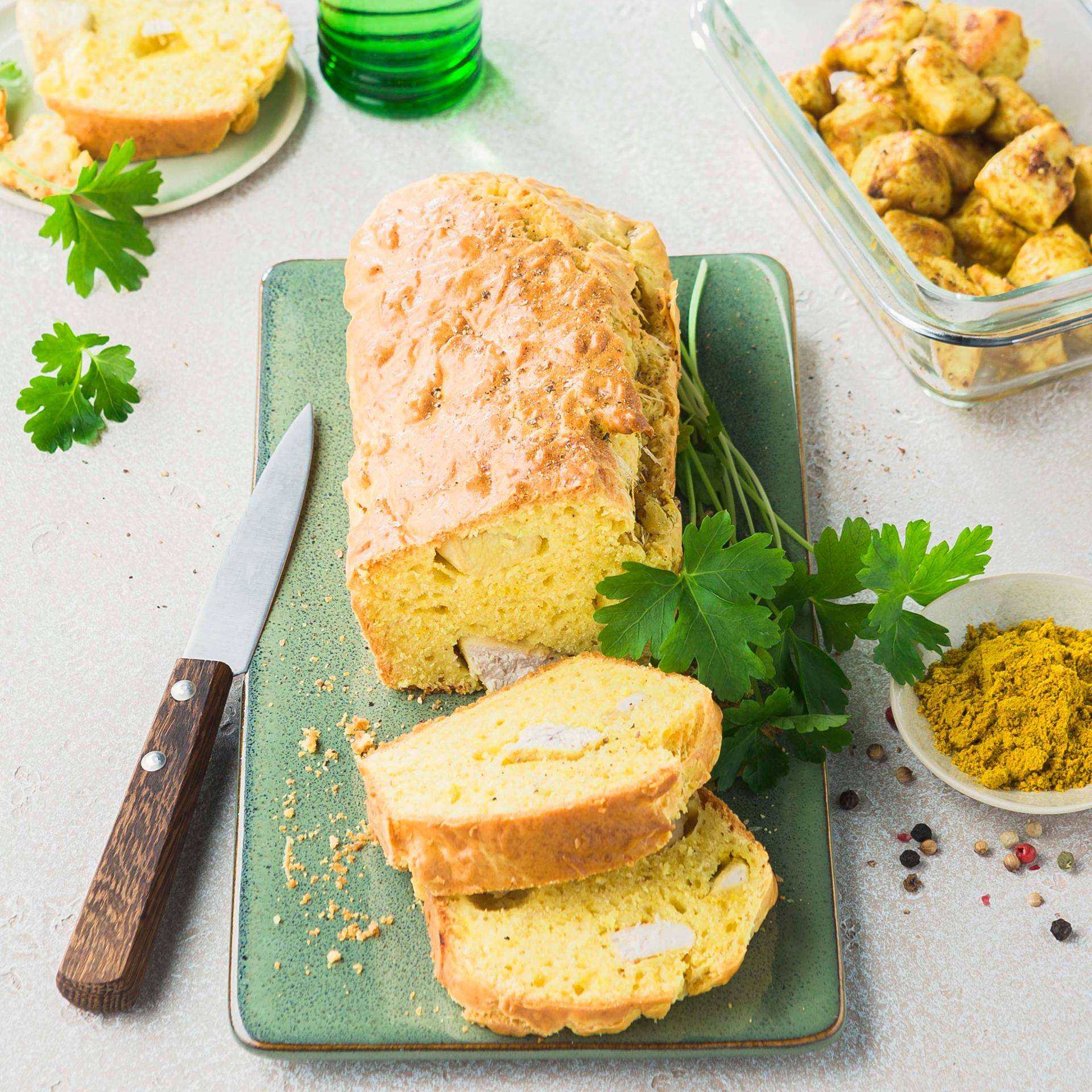 Herzhafter Hähnchen-Curry-Brotkuchen - Rezepte Prep & Cook | Krups