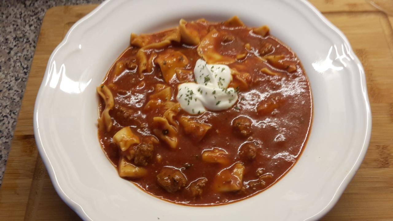 Lasagne Suppe - Rezepte Prep & Cook | Krups