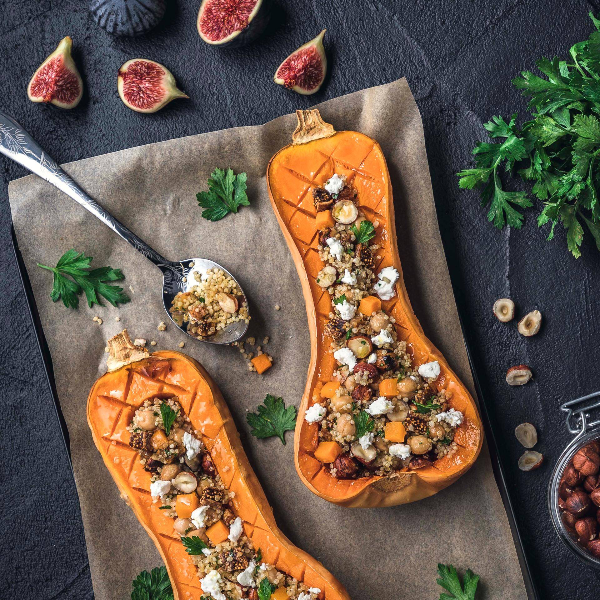 Gefüllter Butternusskürbis - Rezepte Prep & Cook | Krups