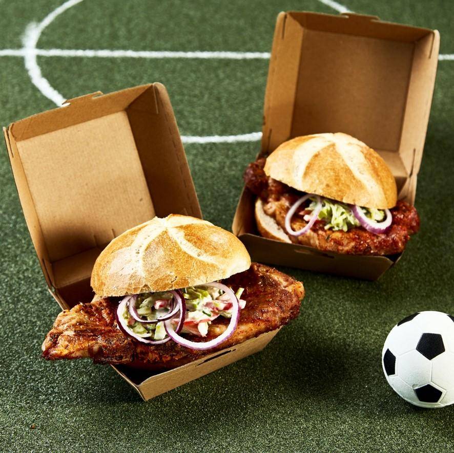Stadion Brötchen mit mariniertem Nackensteak und Kraut - Rezepte Prep & Cook | Krups