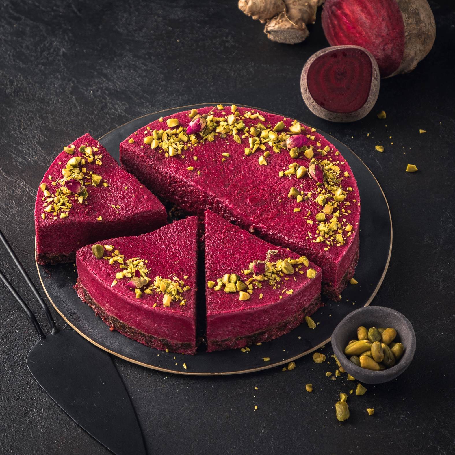 Veganer Rote-Bete-Käsekuchen - Rezepte undefined | Krups