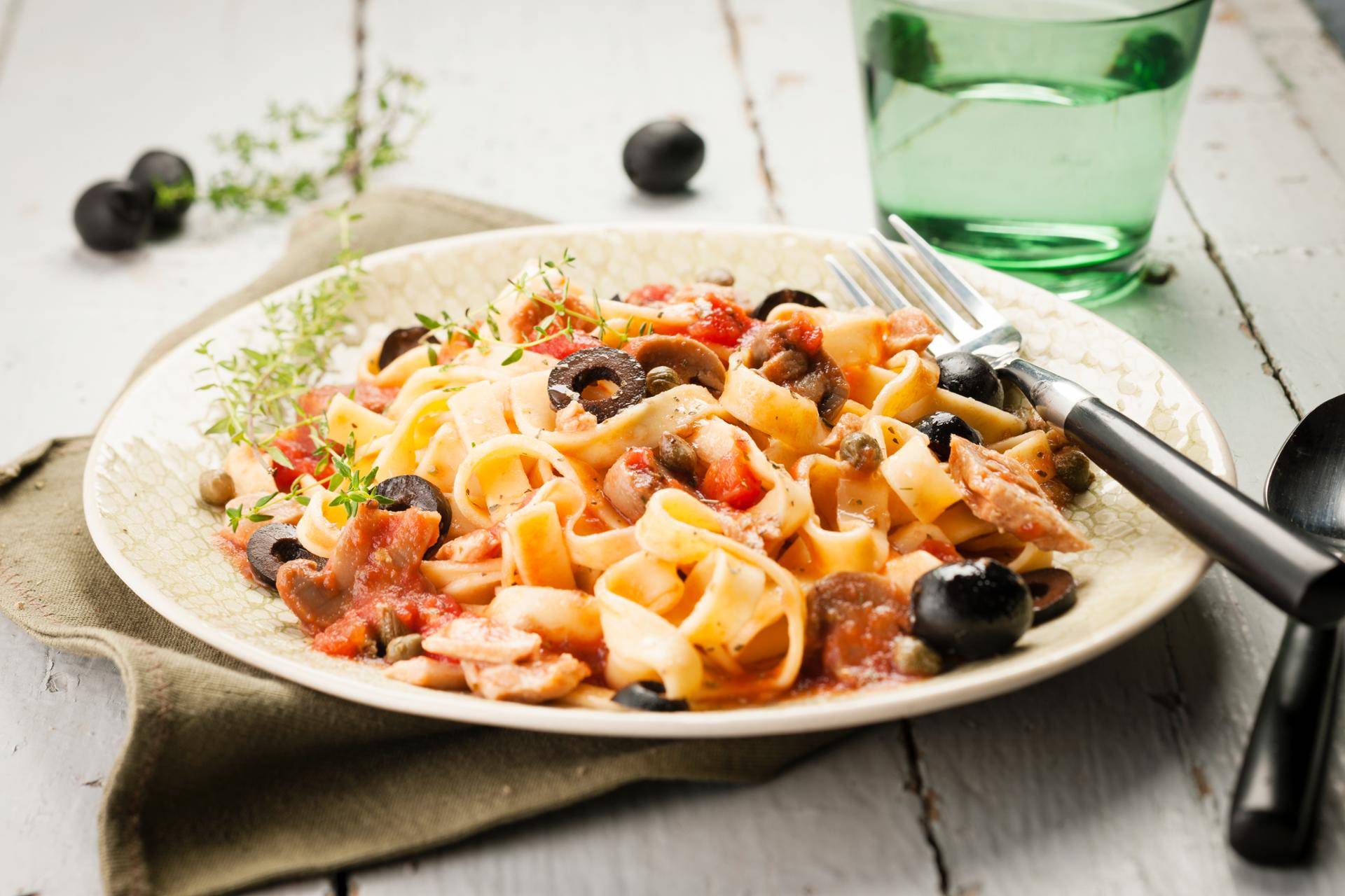 Tagliatelle Thunfisch Tomate - Rezepte Cookeo | Krups