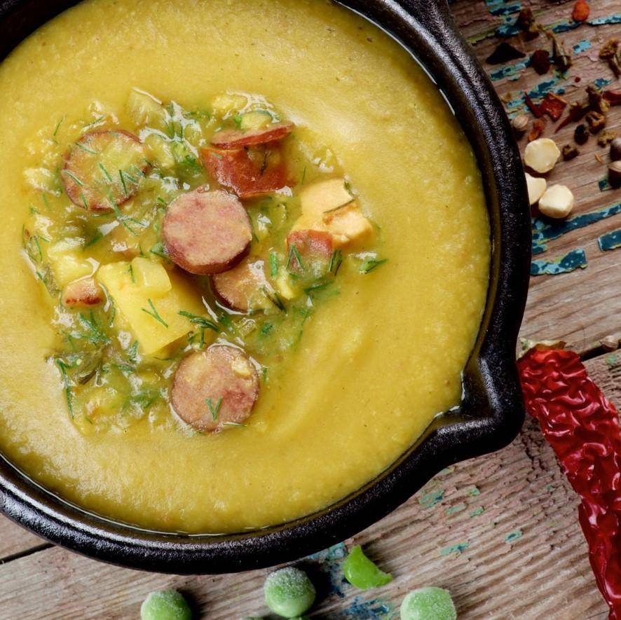 Erbsensuppe mit Mettenden - Rezepte Prep & Cook | Krups