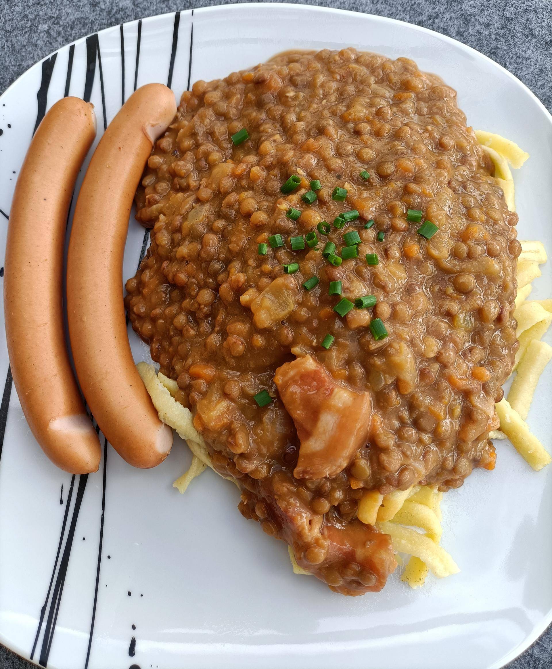 Linsen mit Saitenwürste (und Spätzle) - Rezepte Prep & Cook | Krups