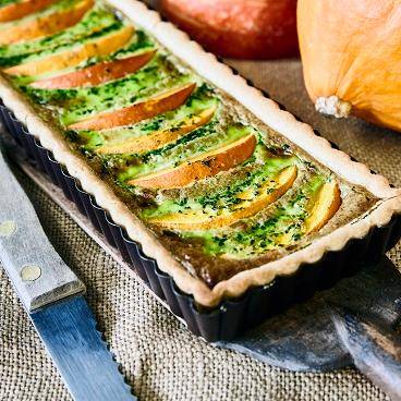 Kürbis Tarte in grün - Rezepte Prep & Cook Connect | Krups