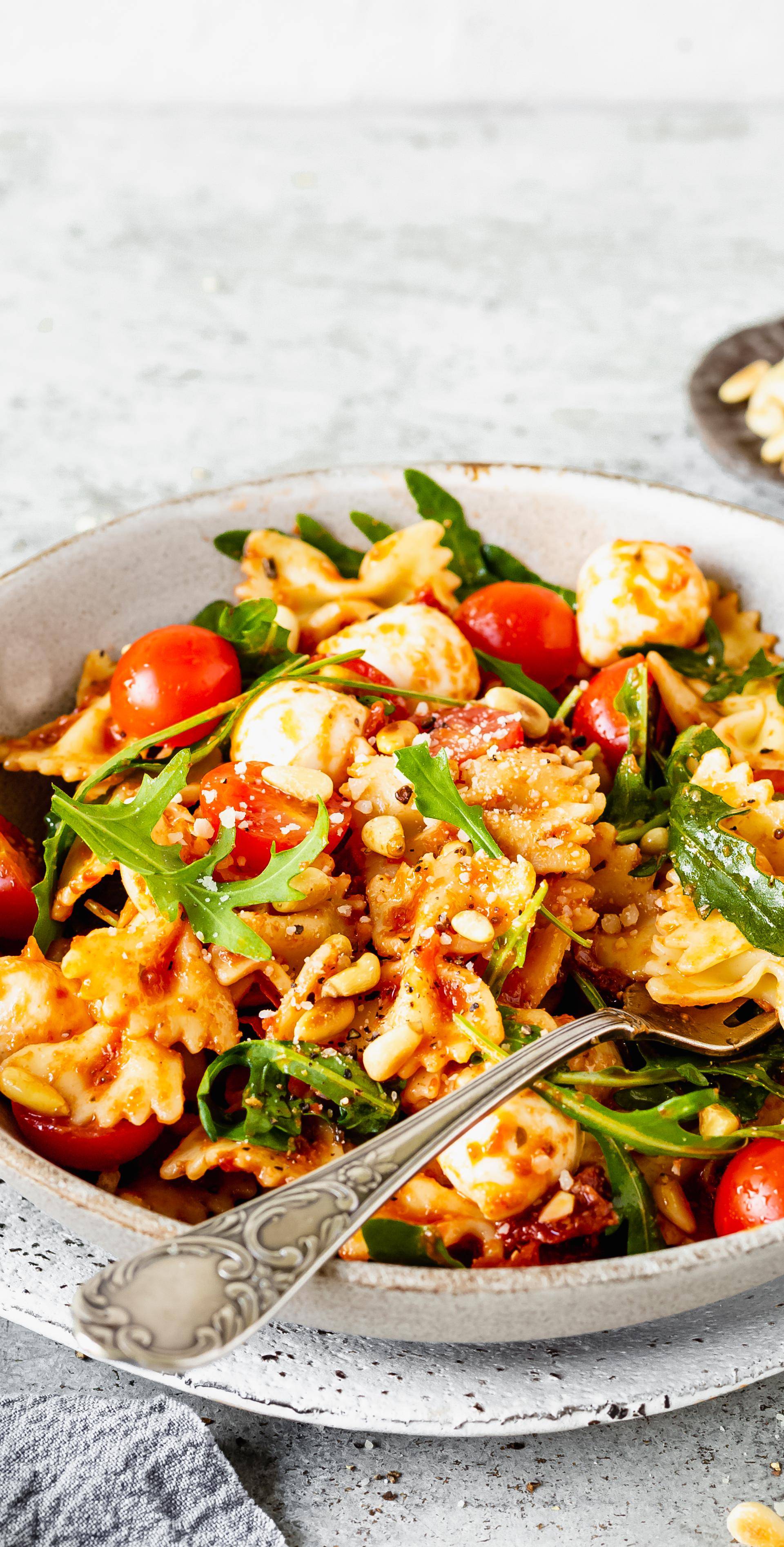 Mediterraner Nudelsalat - Rezepte Prep &amp; Cook | Krups