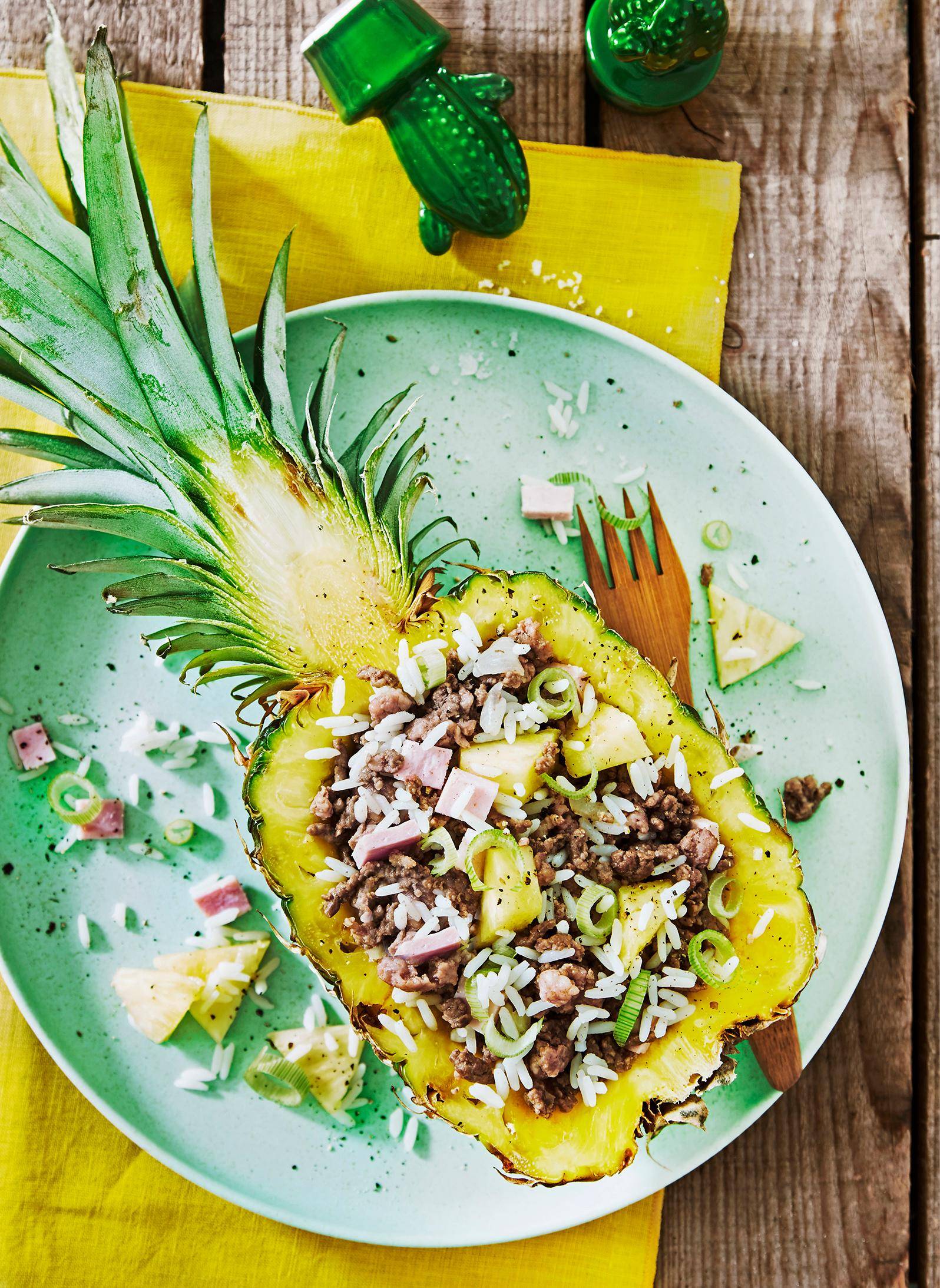 Ananas mit Reis nach kubanischer Art - Rezepte Cookeo | Krups