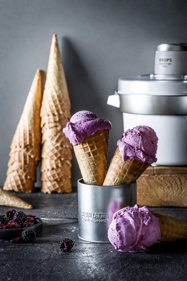 Brombeer-Joghurteis - Rezepte undefined | Krups