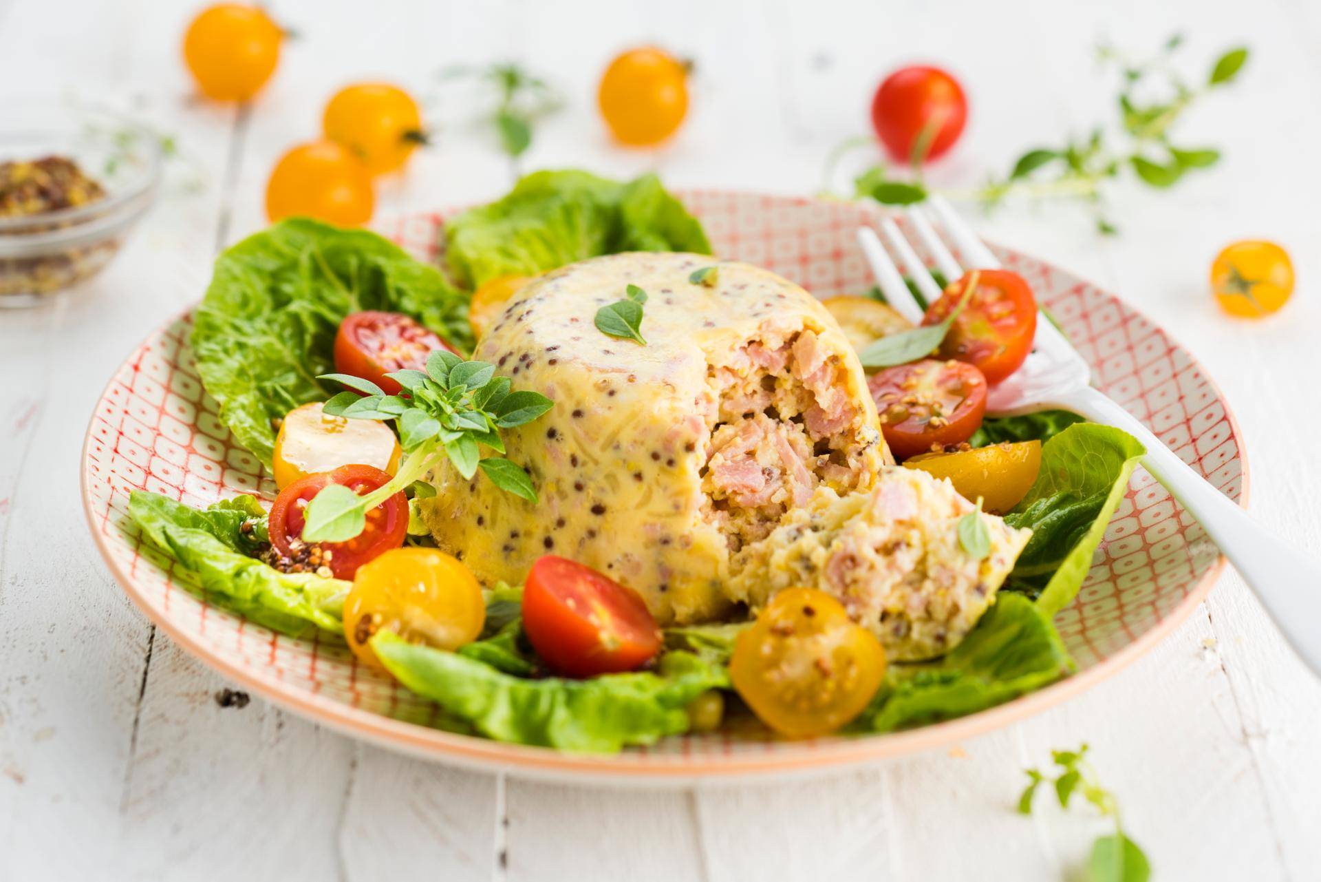 Schinken-Senf-Flan - Rezepte Cookeo | Krups