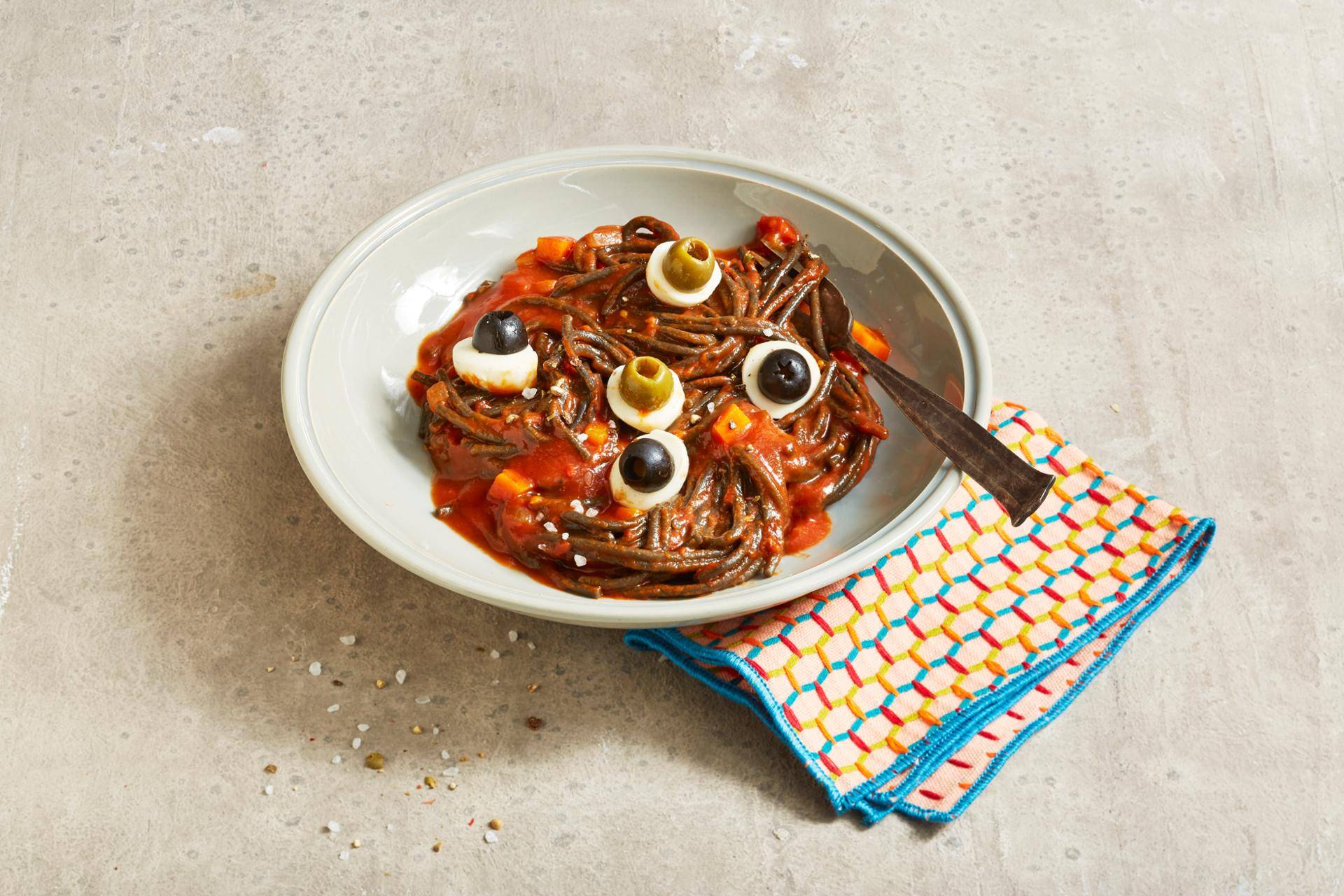 Monster-Augen-Pasta - Rezepte Cookeo | Krups