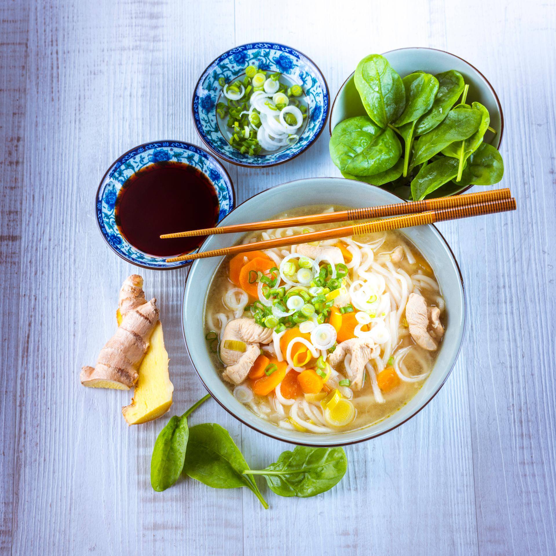 Ramen mit Huhn und Gemüse - Rezepte Prep & Cook Connect | Krups