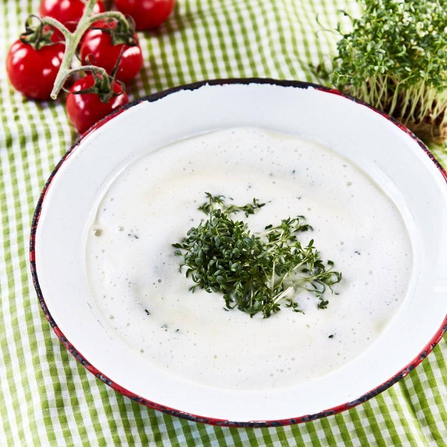 Geschäumtes Spargelsüppchen mit Kresse - Rezepte Prep & Cook | Krups