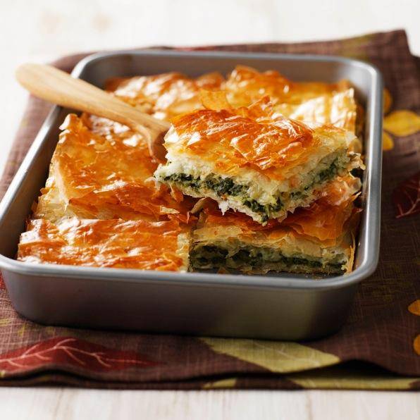 Filoteig gefüllt mit Spinat nach griechischer Art - Rezepte Prep & Cook | Krups