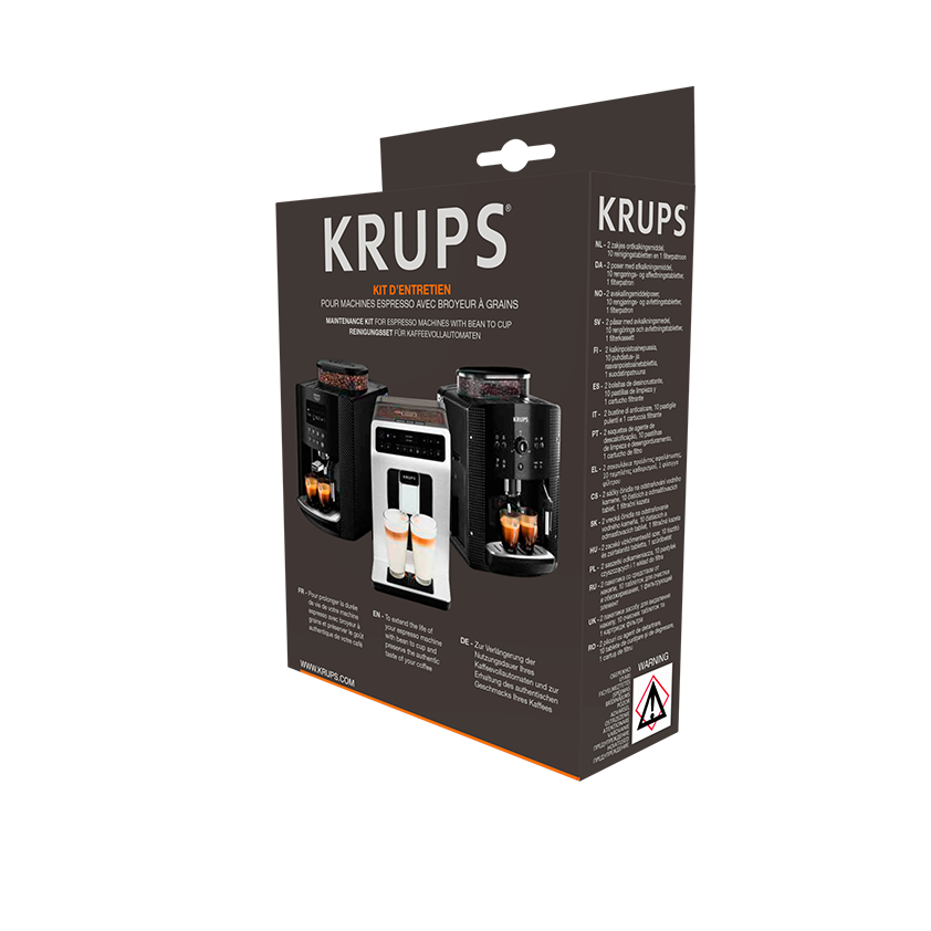 Set: Kaffeevollautomat Evidence Eco Design mit Reinigungsset und Milchbehälter