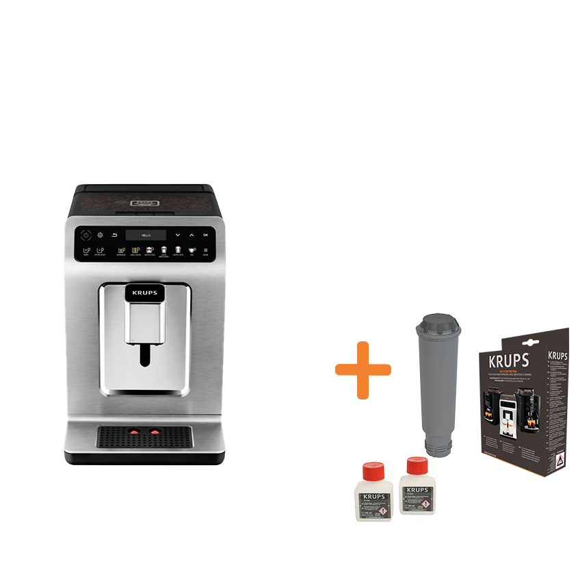 Set: Kaffeevollautomat Evidence Plus mit großem Reinigungsset