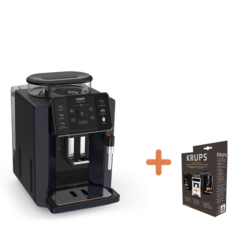 Set: Kaffeevollautomat Sensation und Reinigungsset