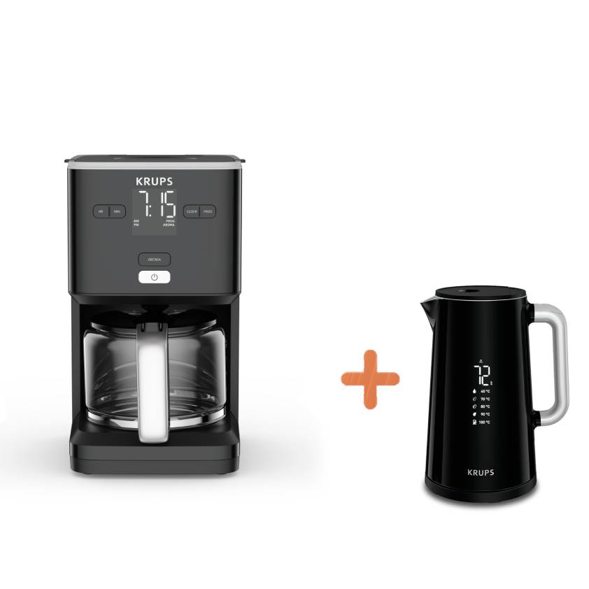 Set: Smart'n Light Kaffeemaschine plus Wasserkocher