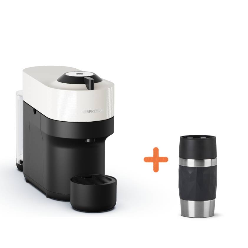 Set: Nespresso Vertuo Pop Wht und Thermobecher von EMSA