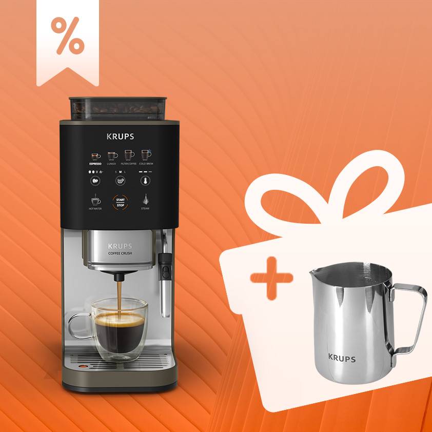 Coffee Crush Experience und Milchkännchen