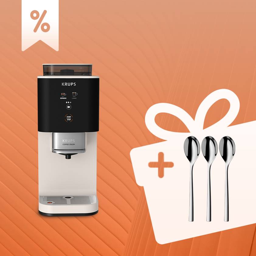Coffee Crush Espresso-Kaffeevollautomat & Trend Kaffeelöffel